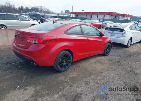 2013 Hyundai Elantra Gs from USA, damaged, VIN KMHDH6AEXDU010598